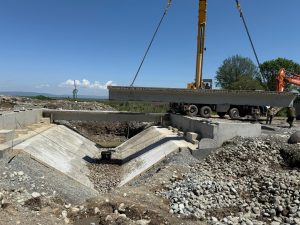 Продолжается реконструкция моста на дороге Алагир – Црау – Урсдон