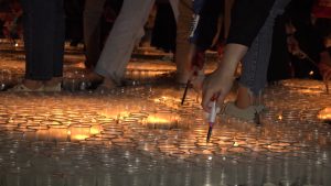 К Дню памяти и скорби во Владикавказе организовали акцию «Огненная картина войны»