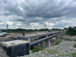 Строительство моста в Ногире завершено на 75%