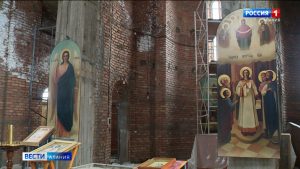 С Божьей помощью и с народом: в Заводском продолжают возводить храм великомученика и целителя Пантелеимона