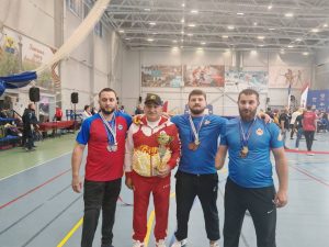 Заурбек Цховребов и Сослан Гогичаев завоевали золотые медали Всероссийского Кубка «Защитники Отечества» по армрестлингу