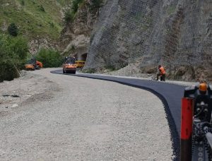 Работы по реконструкции участка дороги Транскам – В.Згид – Мацута близятся к завершению