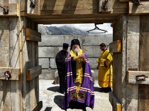 В селении Ход заложили первый камень в основание храма в честь святого великомученика Георгия Победоносца