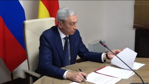 Борис Джанаев провел заседание по бюджетным проектировкам на очередной финансовый год и плановый период 2027 и 2028 годов