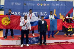Два золота чемпионата и первенства мира по мас-рестлингу завоевали осетинские спортсмены