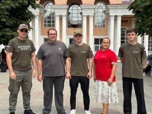 Активисты североосетинского отделения Молодежки Народного фронта отправились в Курскую область