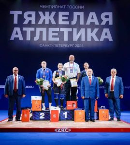 Североосетинская спортсмена стала серебряным призером чемпионата России по тяжелой атлетике