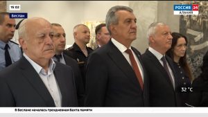 Вахта памяти: открытие экспозиции в Международном культурно-патриотическом центре «Беслан. Школа №1»