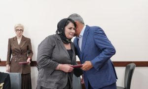 Сергей Меняйло передал государственные награды родным бойцов, погибших при выполнении задач в зоне СВО