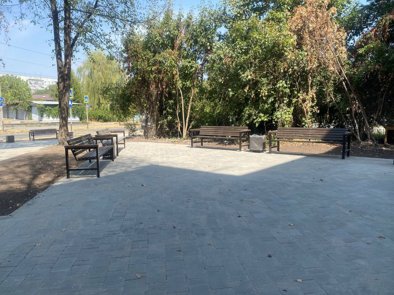 Во Владикавказе завершается благоустройство общественной территории на ул. Гагарина