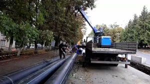 Старый водовод меняют на ул. Шмулевича во Владикавказе