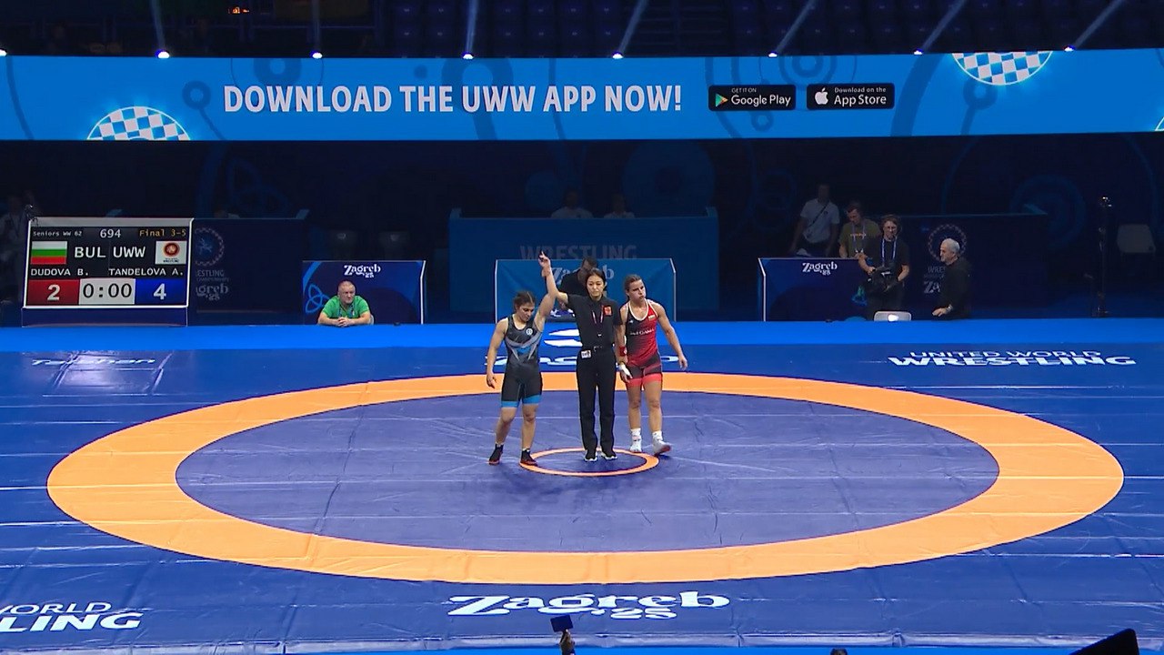 Амина Танделова – бронзовый призер чемпионата мира в Загребе