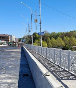 Во Владикавказе работы на правой стороне Чкаловского моста близятся к завершению