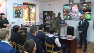 «Урок мужества» провели в 46-й школе Владикавказа