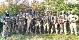 Бойцы батальона «Алания» поздравили Верховного Главнокомандующего с днем рождения