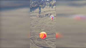 В небе над Ногкау накануне прошли показательные полеты воздушных шаров