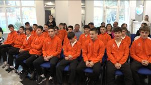 Воспитанников юношеской команды «Спартак-Алания» наградили в Штабе общественной поддержки «Единой России»