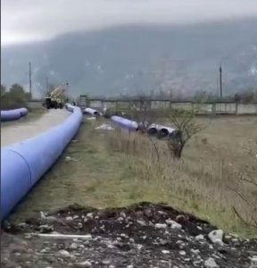 Продолжаются работы по замене аварийного участка Балтинского водовода, питающего всю правобережную часть Владикавказа