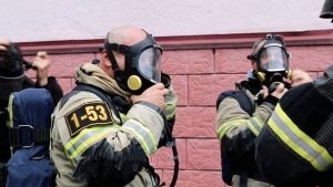 Во Владикавказе прошли пожарно-тактические учения