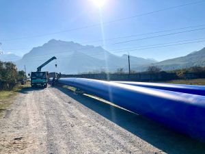 Продолжаются работы по замене аварийного участка Балтинского водовода, питающего правобережную часть Владикавказа