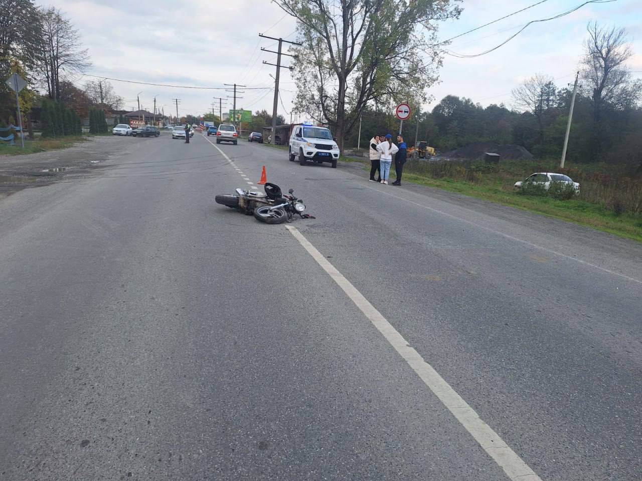 Мотоциклист пострадал в ДТП на Транскаме
