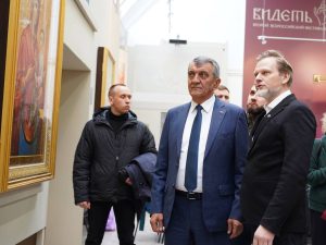 Сергей Меняйло побывал на площадке Всероссийского фестиваля современного церковного искусства «Видеть и слышать»