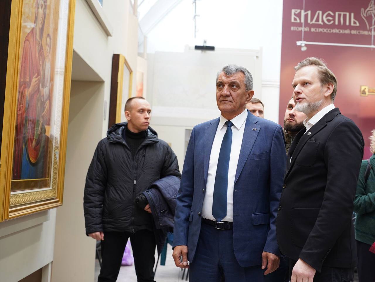 Сергей Меняйло побывал на площадке Всероссийского фестиваля современного церковного искусства «Видеть и слышать»