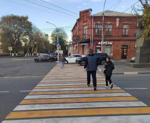 Во Владикавказе на пересечении ул. Штыба и ул. Г. Баева установили светофор