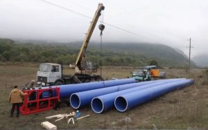 Более 400 метров новой трубы уже заменили в ходе реконструкции Балтинского водовода во Владикавказе