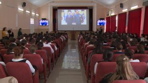 Дзæуджыхъæуы 47-æм скъолайы разуынд саив кодта Уæрæсейы хъæбатыр Александр Даниловы мурал