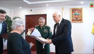 Вячеслав Мильдзихов встретился с матерями и женами воинов, погибших на Северном Кавказе в контртеррористических операциях