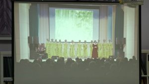 Музыкально-поэтический вечер «Поговори со мной, мама…» состоялся в национальной научной библиотеке