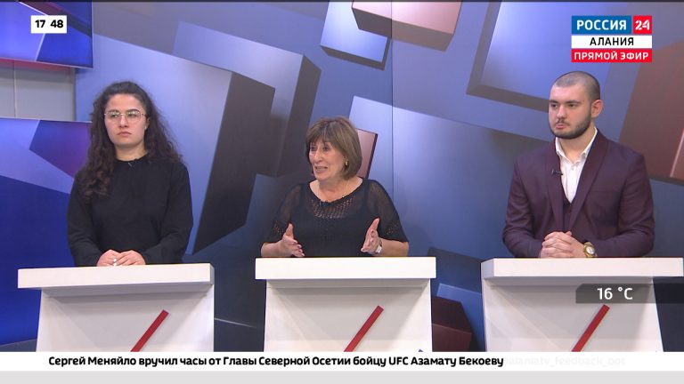 Россия 24. Встреча студентов СОГУ и КБГУ состоялась в Международном культурно-патриотическом центре профилактики терроризма «Беслан. Школа №1».