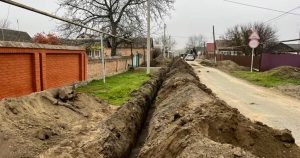 В селах Сухотском и Виноградном 880 абонентов подключат к новым трубам водоснабжения