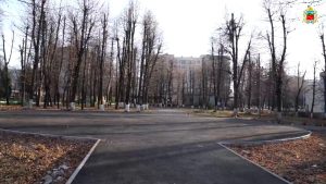 Завершается благоустройство общественной зоны на улице Шмулевича во Владикавказе