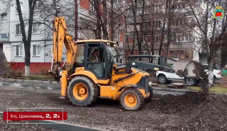 Благоустройство дворов в рамках программы инициативного бюджетирования завершают во Владикавказе