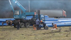 В Ирафском районе продолжается реконструкция группового водопровода