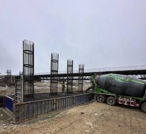 В Северной Осетии продолжается реконструкция моста через р.Лескен