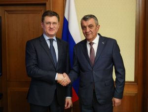 Сергей Меняйло провел рабочую встречу с заместителем Председателя Правительства РФ, куратором СКФО Александром Новаком