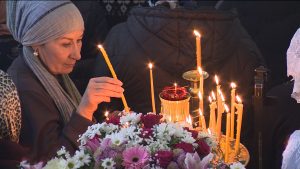 В храме святой равноапостольной Нины во Владикавказе отслужили первую после реконструкции литургию