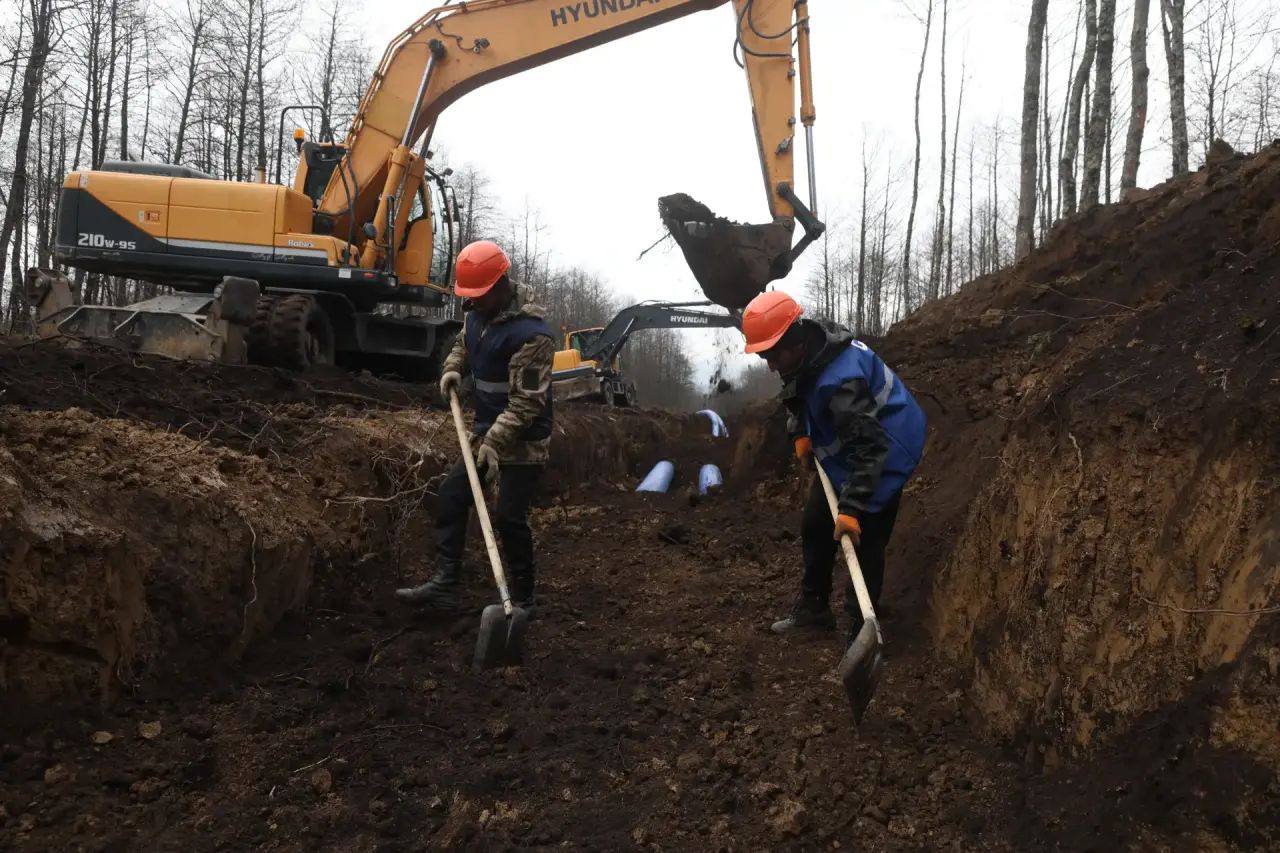 В Ирафском районе продолжается реконструкция водопроводной системы
