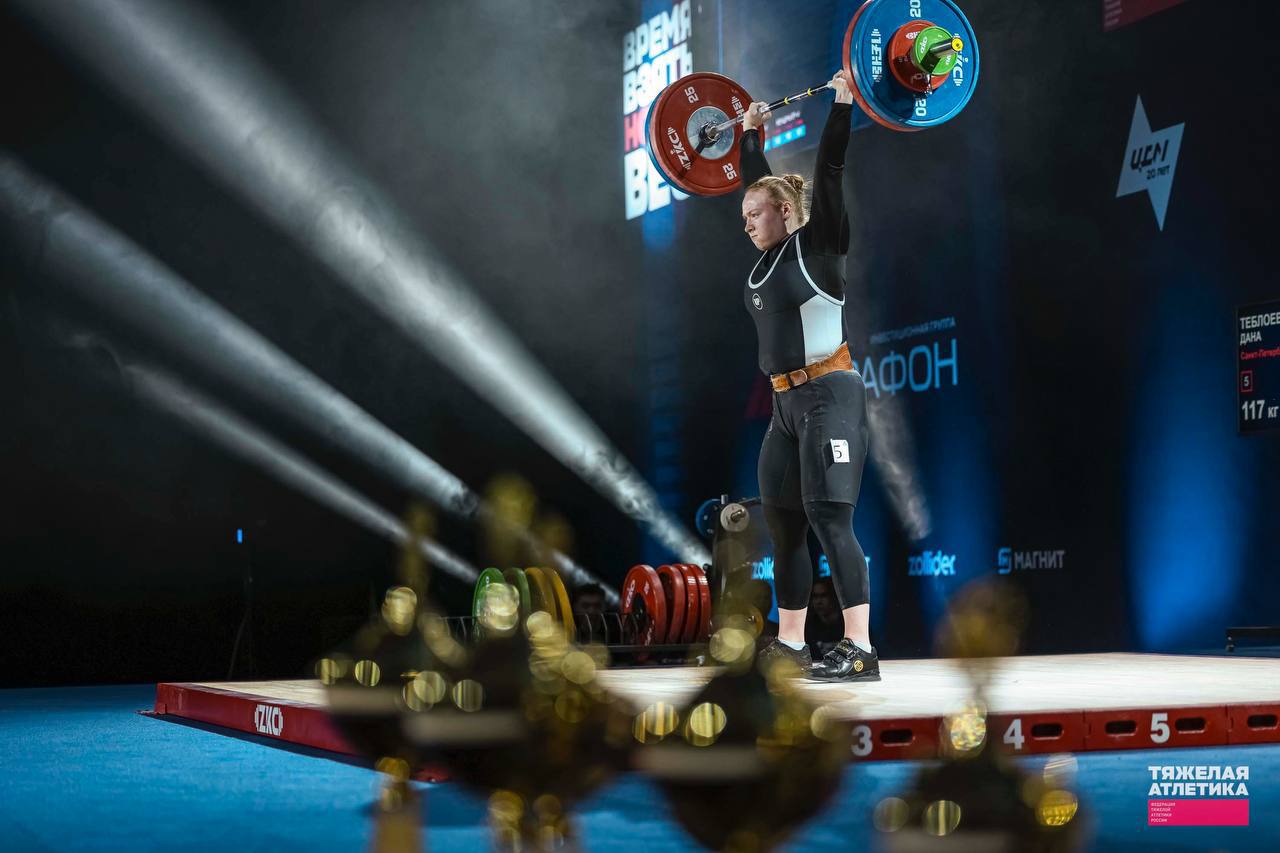 Спортсменка из Северной Осетии Дана Теблоева стала победительницей первенства России по тяжелой атлетике