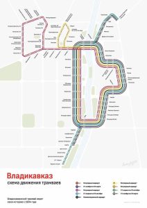 Новая схема трамвайных маршрутов может появиться на остановках Владикавказа