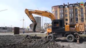 Работы по благоустройству начались на ул. Ш. Джикаева во Владикавказе
