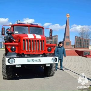 В селении Кизляр Моздокского района выставлен временный противопожарный пост