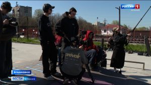 Команда молодых кинематографистов из ВГИКа снимает фильм во Владикавказе