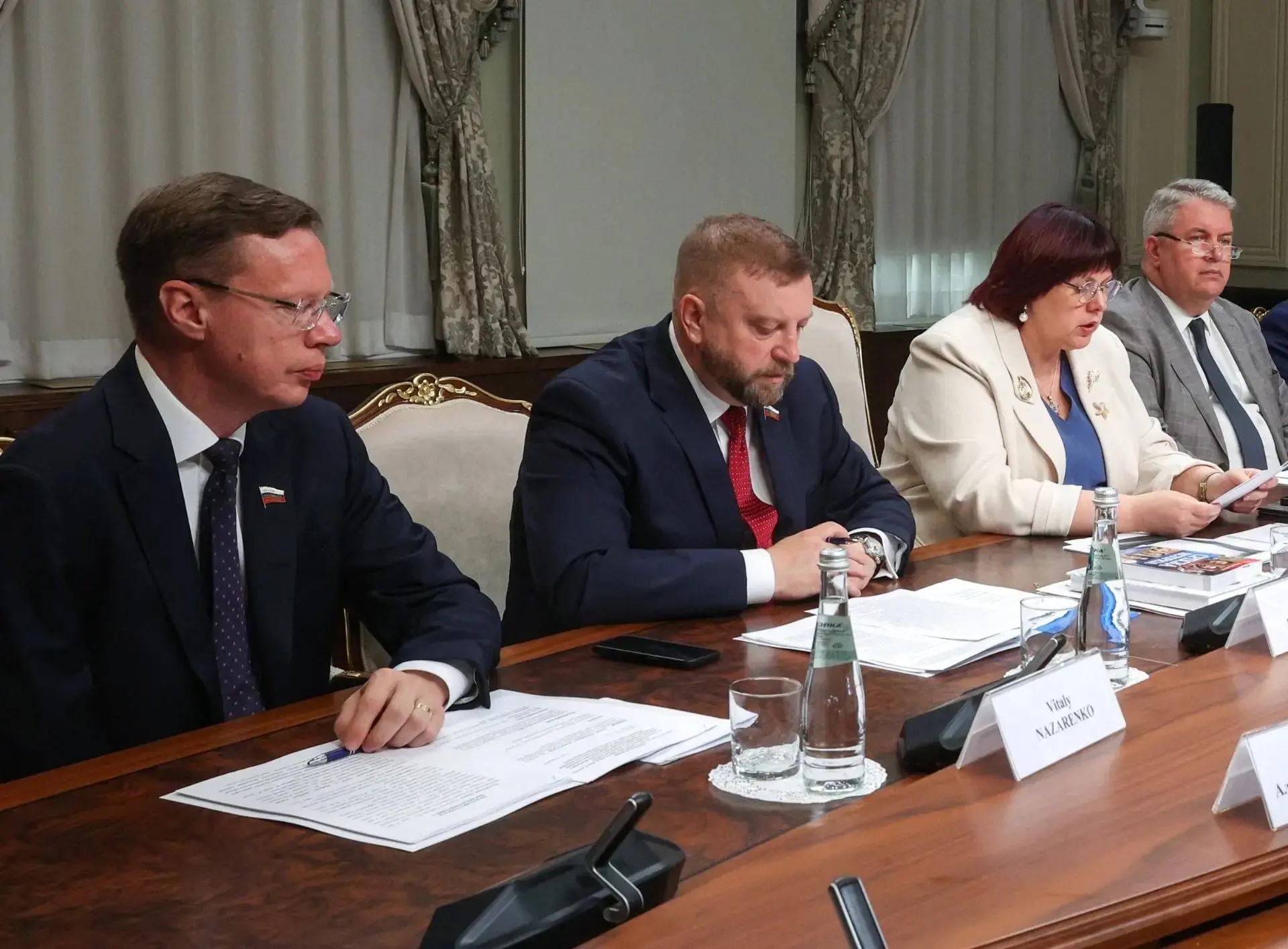 Виталий Назаренко принял участие в российско-сербском межпарламентском диалоге