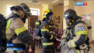 В детском оздоровительном лагере «Звездочка» прошли пожарно-тактические занятия