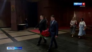 в День Памяти и Скорби, делегация Северной Осетии приняла участие во Всероссийской акции «Минута молчания»