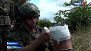 Новобранцы 19-й мотострелковой дивизии проходят первичный курс интенсивной боевой подготовки
